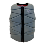 Gray VERT JACKET by Hyperlite, black zipper, logo on left side.