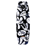 Capitol wakeboard with a black and white abstract leaf pattern.