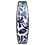 Capitol Wakeboard with black & white abstract design and Dual Concave Base.