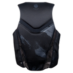 Mens Domain vest in sleek black/gray neoprene for a modern look.