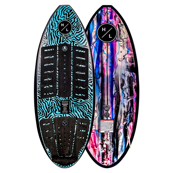 Ranger wakeboard have abstract patterns, HL, and DuraShell Construction.