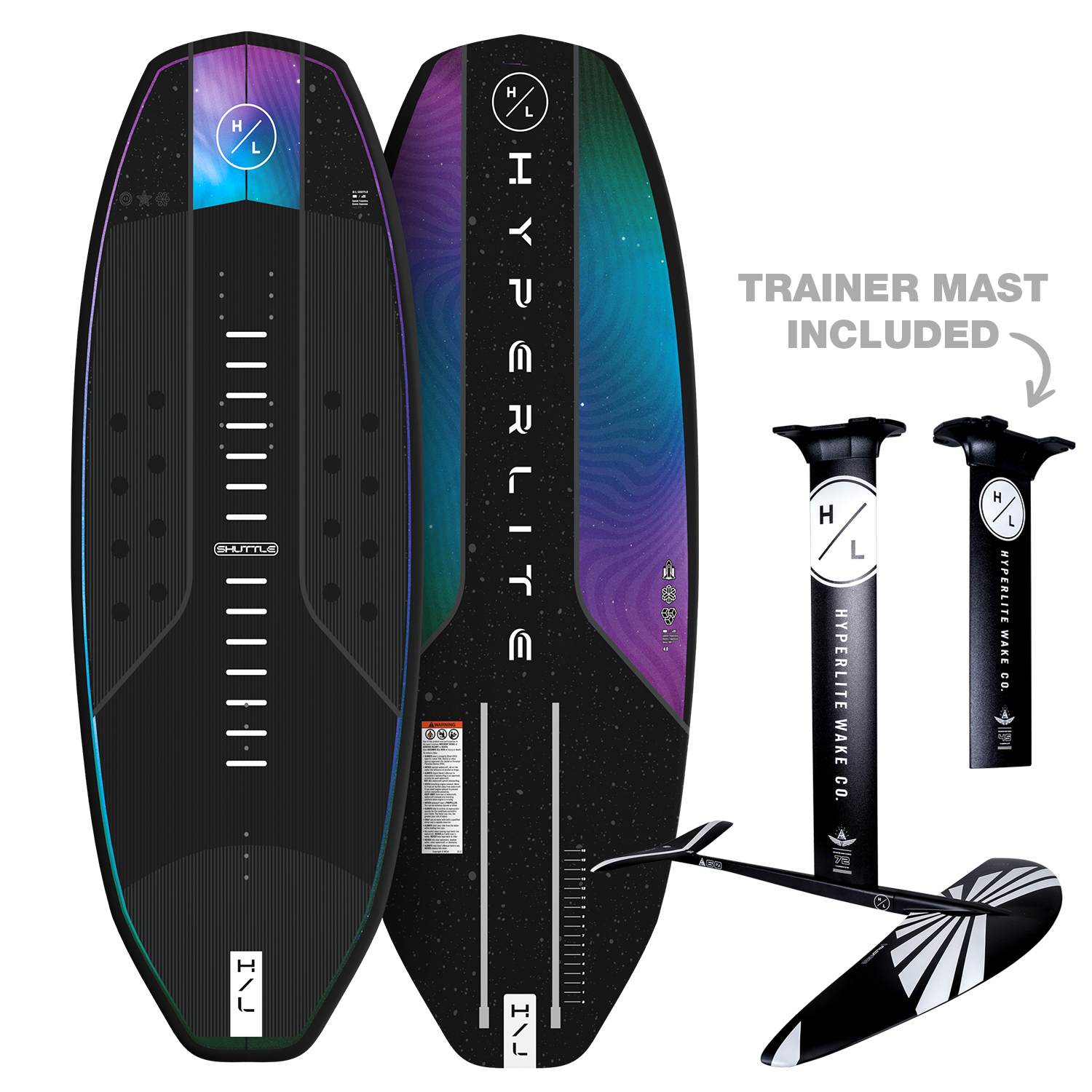 4.0 Shuttle w/Falcon Foil Kit & Trainer Mast