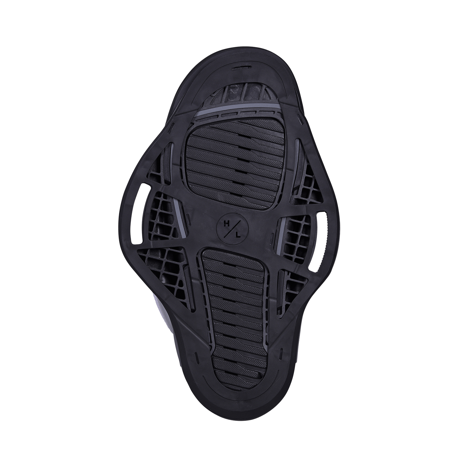 ZER02 Binding features a sole with a circular grip for efficient energy transfer.