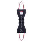 Black resistance band with red handles and text, featuring HL Cove Cushion Black.
