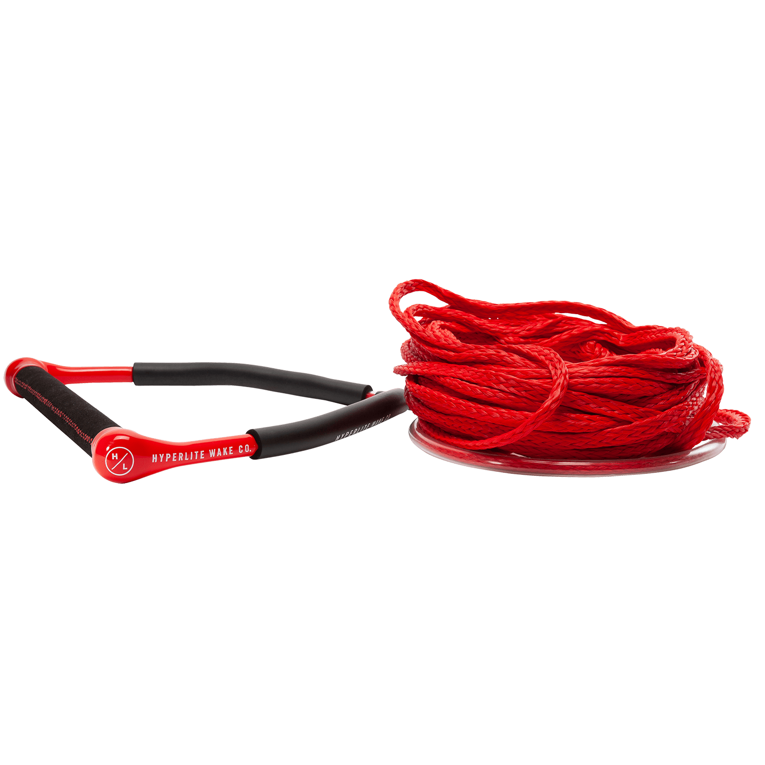 CG Handle W/ Poly E - Red, featuring a chamois grip and Poly-E line.