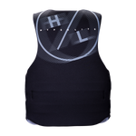 Grey CGA Vest: Hyperlite logo, geometric design, US Coast Guard approved.