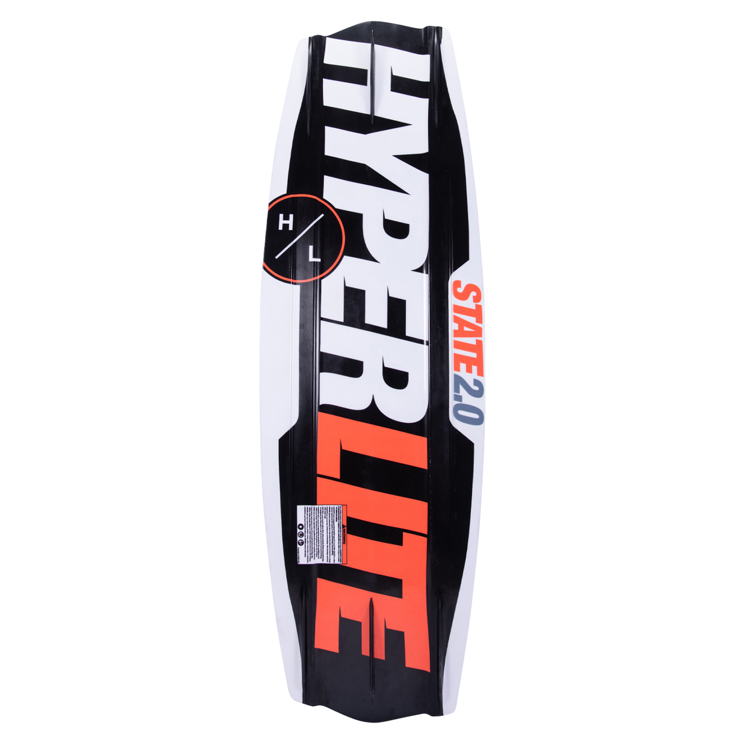 Ride the 125cm State Jr. wakeboard with an asymmetrical design and bold colors.