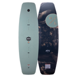 ATV 2023 Cable Wakeboard: Front & back view with nature-inspired graphics.