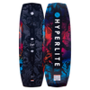 Top and base of Venice 2023 wakeboard, HYPERLITE text, vibrant patterns, and Variable Edge Design.