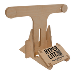 Wake& Surf Display Stand with QR code and Vessel of Amusement EST. 1981 text.
