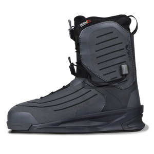 Inner side view of the ARC Binding with dark gray panels and black mesh accents.