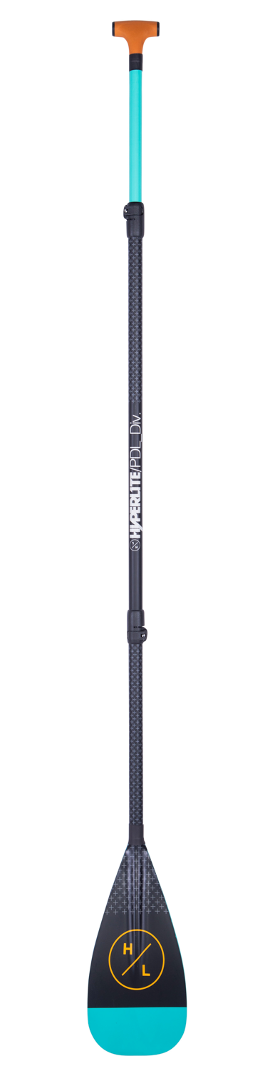 Elevation II paddle: black & blue, Nano-Fuse tech, adjustable handle.