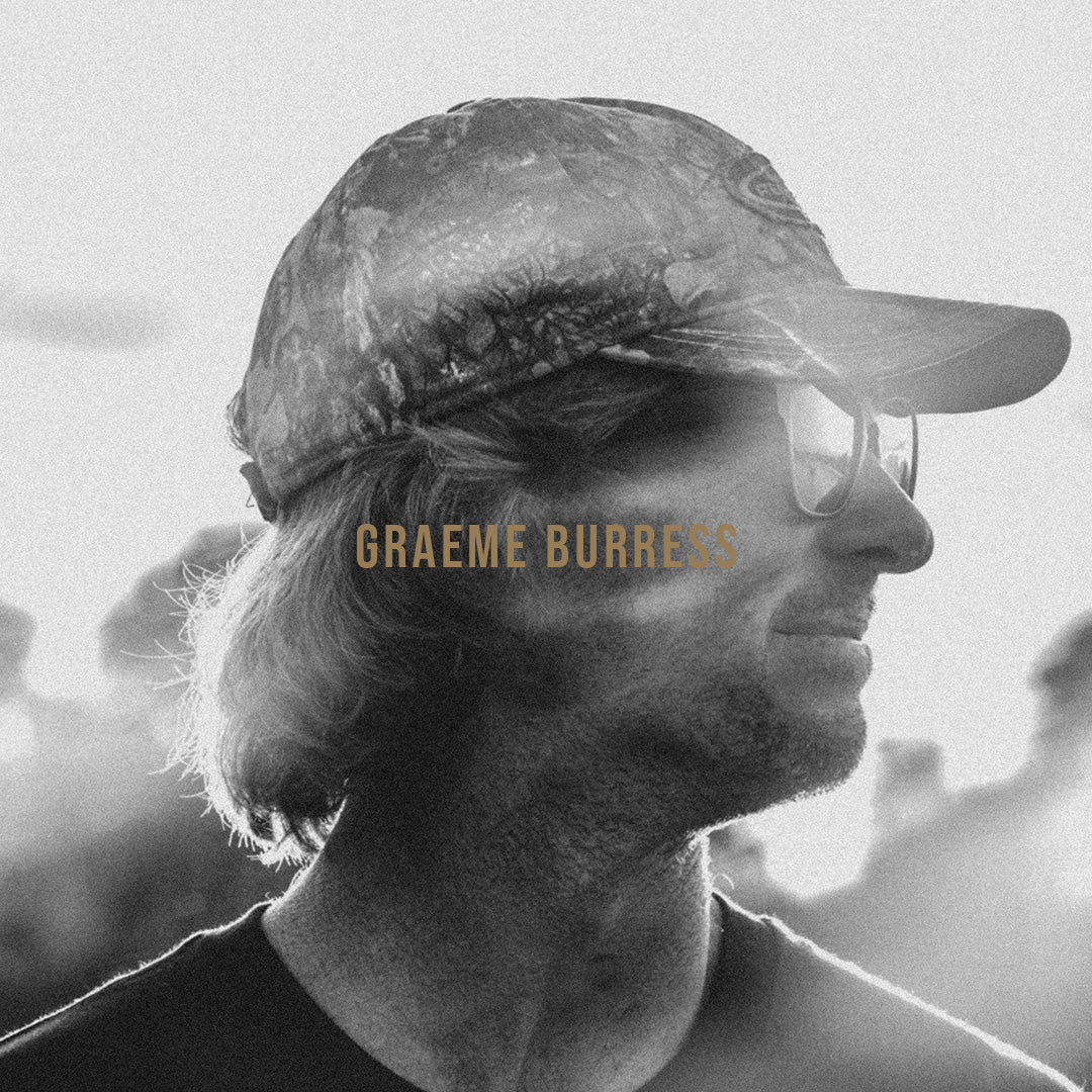 Black and white portrait of Hyperlite pro rider Graeme Burress