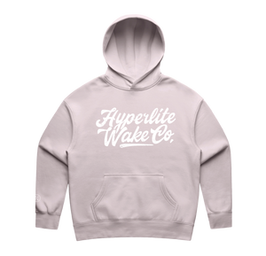 Mid-weight orchid hoodie, Hyperlite Wake Co. logo, kangaroo pocket - Sundae Relax Womens.