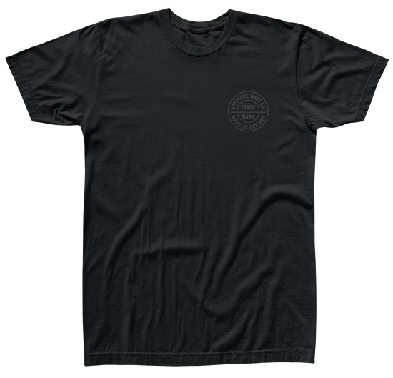 Built to Destroy Tee Black: Relaxed fit with small circular logo on the left chest.