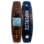 ATV wakeboard: one wooden, the other has E-Core Construction with Hyperlite text.