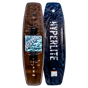 ATV wakeboard: one wooden, the other has E-Core Construction with Hyperlite text.