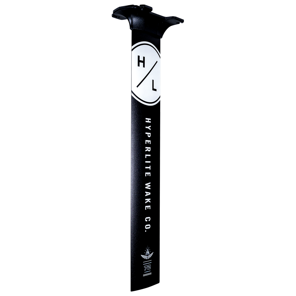 Aluminum 72 Foil Mast with white logo for a consistent ride.