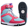 Aries Boot: Colorful high-top with pink, blue & purple details; rubber traction sole.