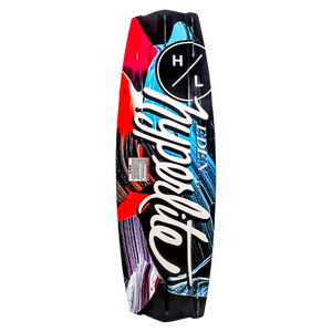 Eden Jr. 125cm wakeboard with colorful asymmetrical design and logo.