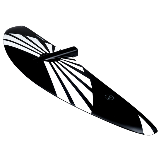 Falcon 1200 Front Wing: black and white with angular stripes for advanced riders.