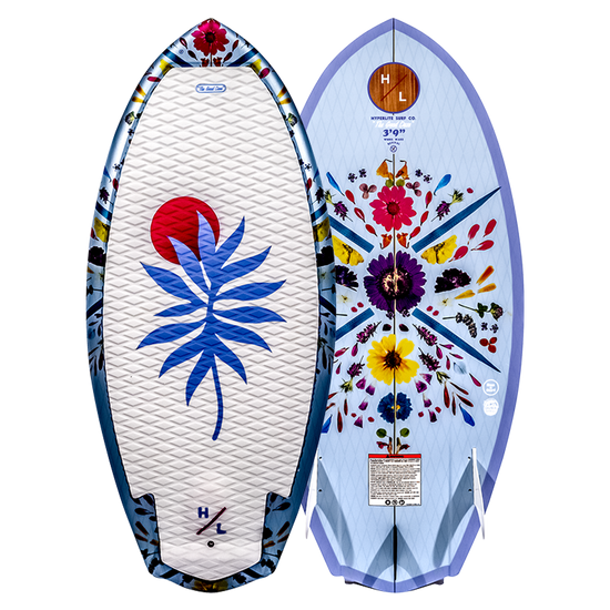 Good Daze wakeboard feature floral designs and DuraShell Construction for wakesurfers.