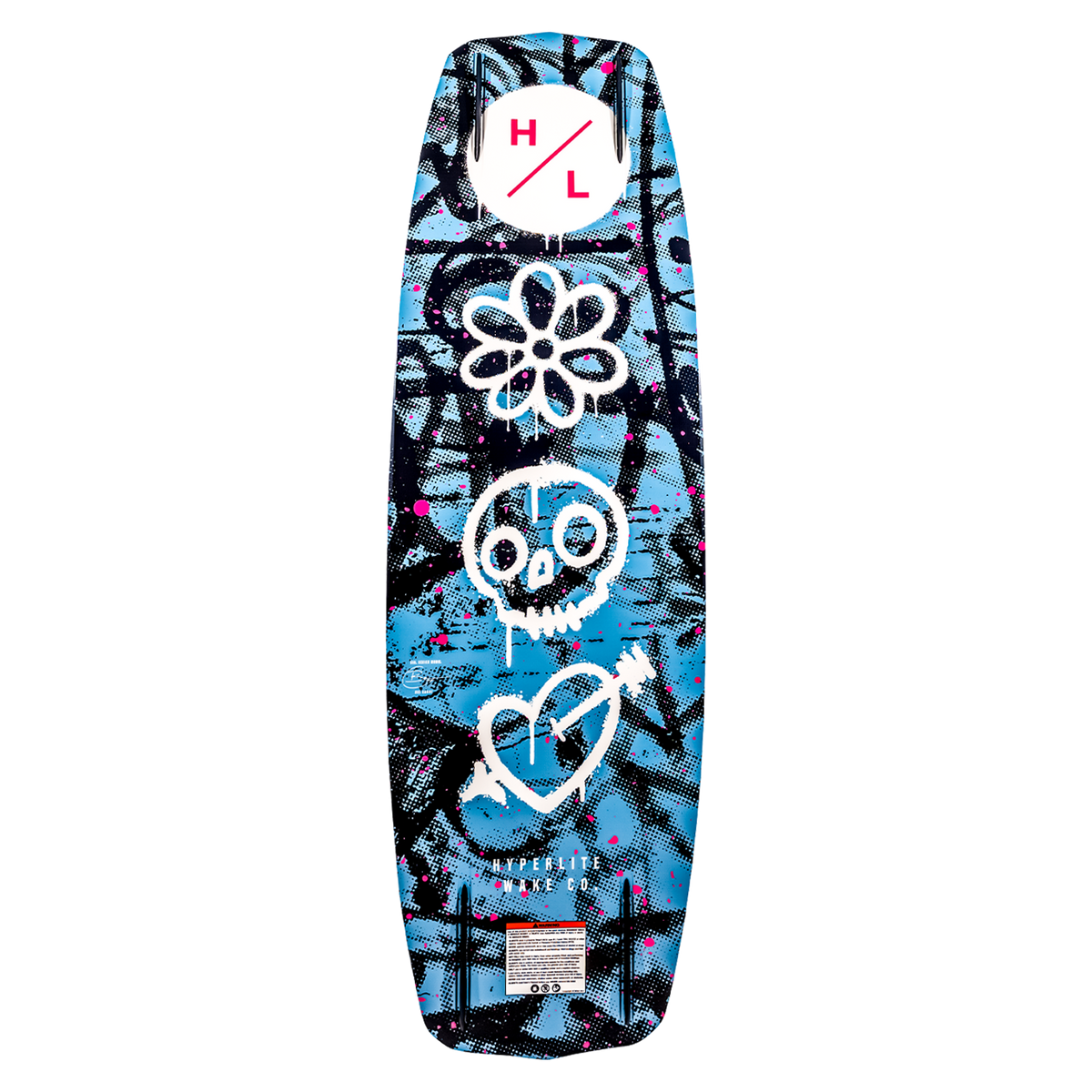 The Journey wakeboard features blue abstract graphics and a 3-Stage Rocker design.