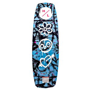 The Journey wakeboard features blue abstract graphics and a 3-Stage Rocker design.