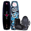 Journey w/Syn Bindings with skull and flower design, black graphics, and bindings.