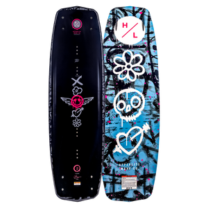 Journey wakeboard decks feature graffiti-style designs and a 3-Stage Rocker.