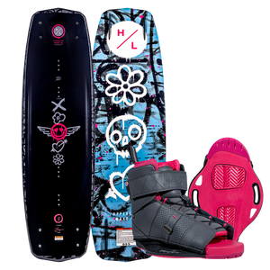 Journey w/Viva Bindings, 3-Stage Rocker, vivid graffiti and red accents.