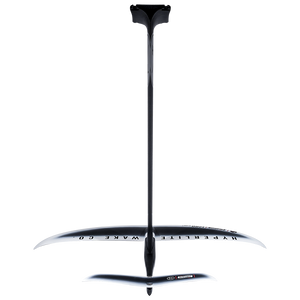 MK Foil Kit: sleek black hydrofoil with aluminum mast and curved wings.