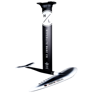 Starship w/MK Foil Kit: A black/silver hydrofoil with EVA pad and company logo.