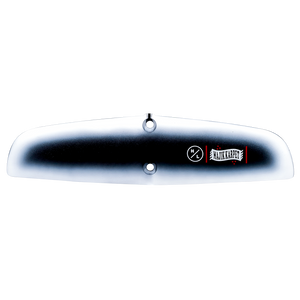 MK 210 Rear Wing with logo and two mounting holes.