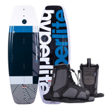 Motive Jr. wakeboard set with Kids Remix boots, great for beginners.