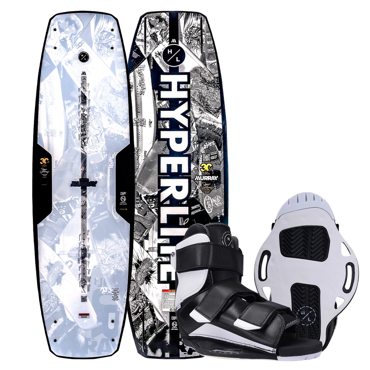 Murray Pro w/Formula Bindings, with bold HYPERLITE design and black-white graphics.