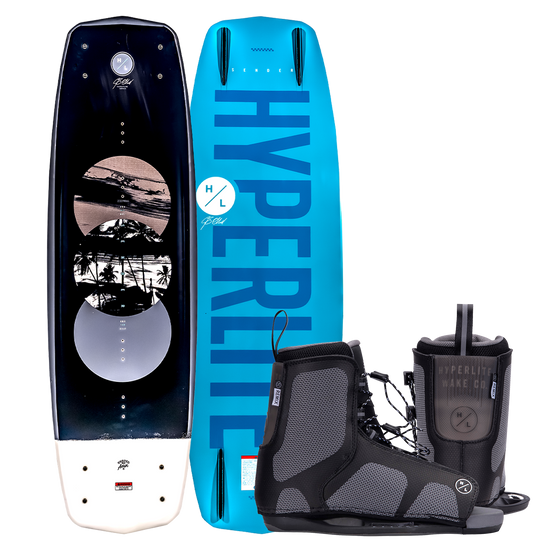 Sender w/Remix Binding and blue board with HYPERLITE logo.