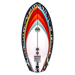 Shim Jr. wakeboard with tribal design, EPS Core, and brand logo on top.