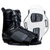 Team OT Binding: black with white soles, textured accents, Low Pro Plate System.