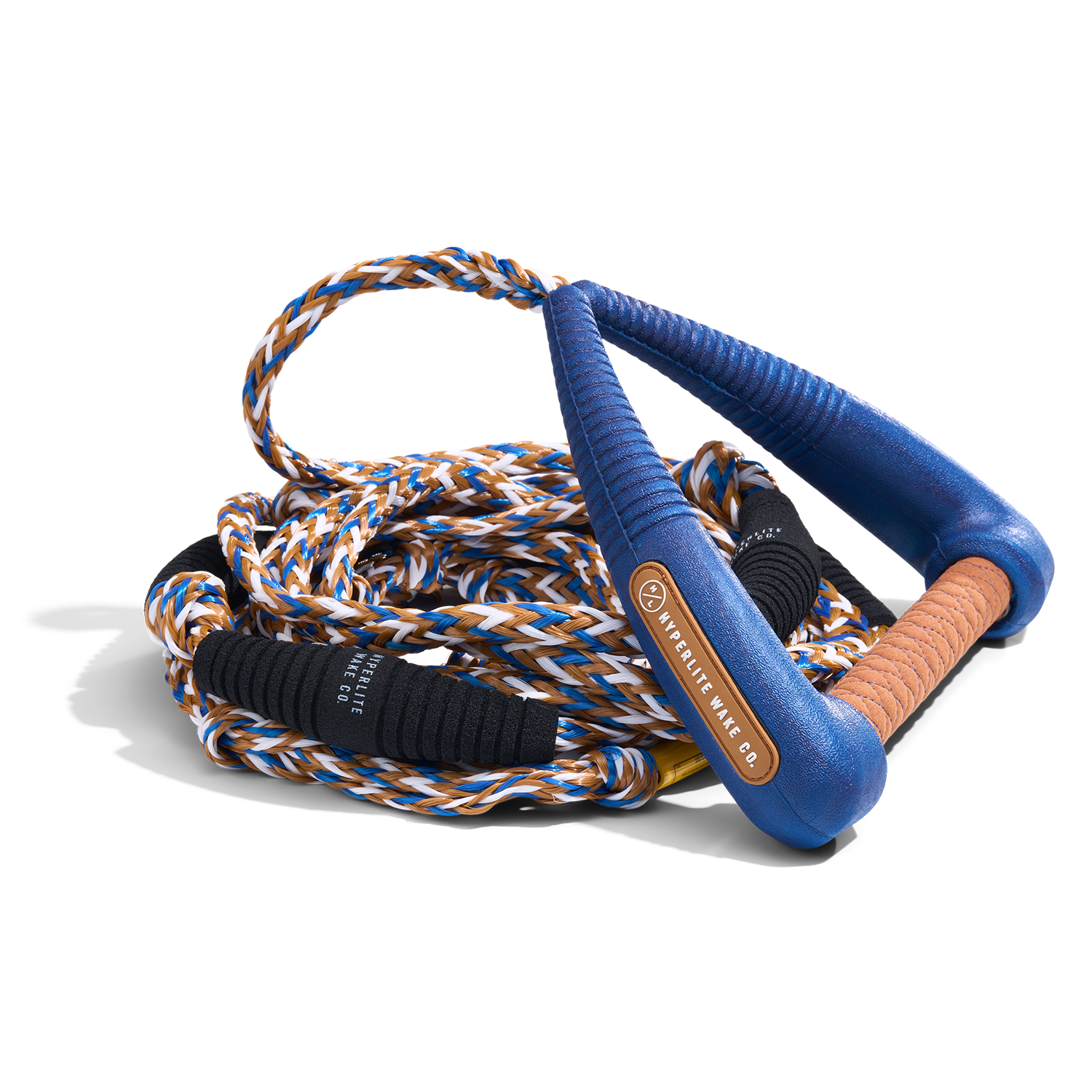 Wake Loop Style Rope Reel Blue Pro Surf Rope | Floating Handle | Hyperlite Wake Surf
