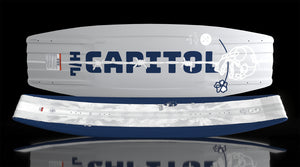 Capitol wakeboard base and top displayed side by side showing contrast graphics.