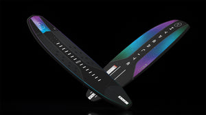 Angled pair of Shuttle boards showing gradient base and detailed black slotted top.