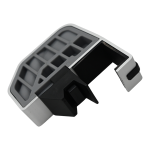 Angled view of Pontoon Fender & Dock Line Hanger, highlighting the open clamp and grip design.