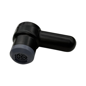 Side view of Upgraded Handheld Air Pump V2.0 with rounded handle and intake.