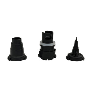 Side view of Upgraded Handheld Air Pump V2.0 nozzle attachment set.