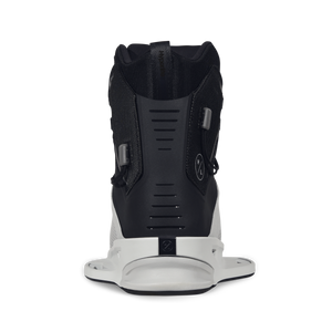 Back view of the MID Binding showing the black heel panel and rear pull tab.