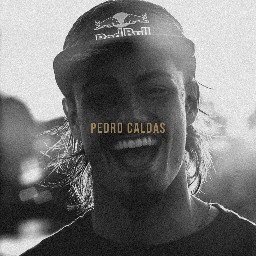 Black and white portrait of Hyperlite pro rider Pedro Caldas