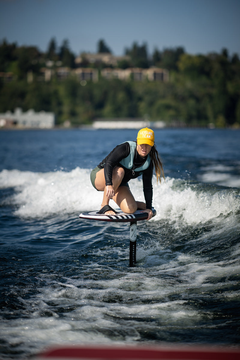 Surf on a sunny day with the Majik Karpet w/Raptor Carbon Foil Kit.