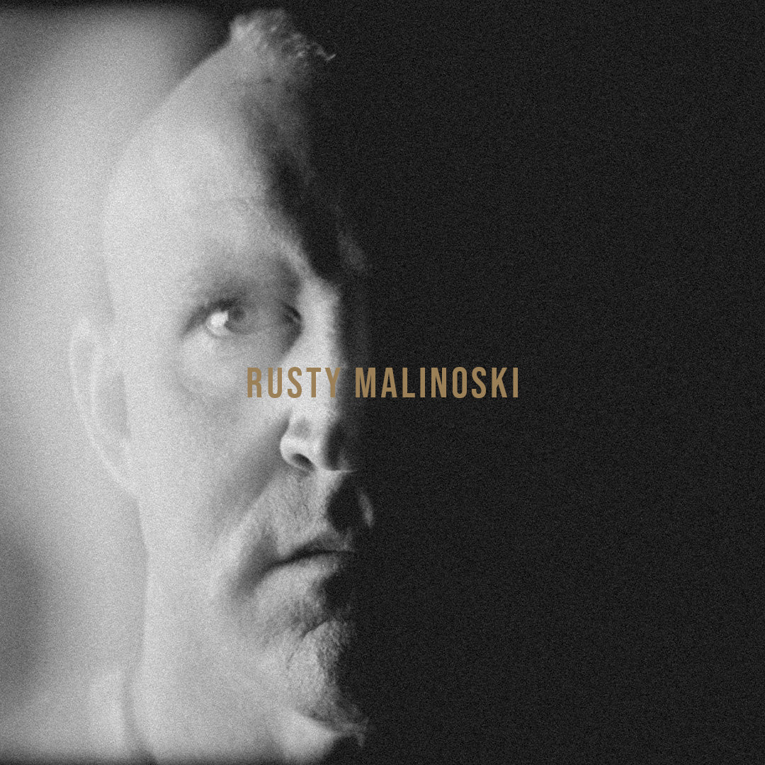 Black and white portrait of Hyperlite pro rider Rusty Malinoski