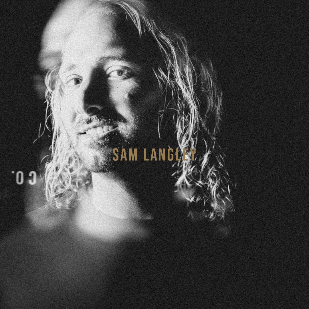 Black and white portrait of Hyperlite pro rider Sam Langley